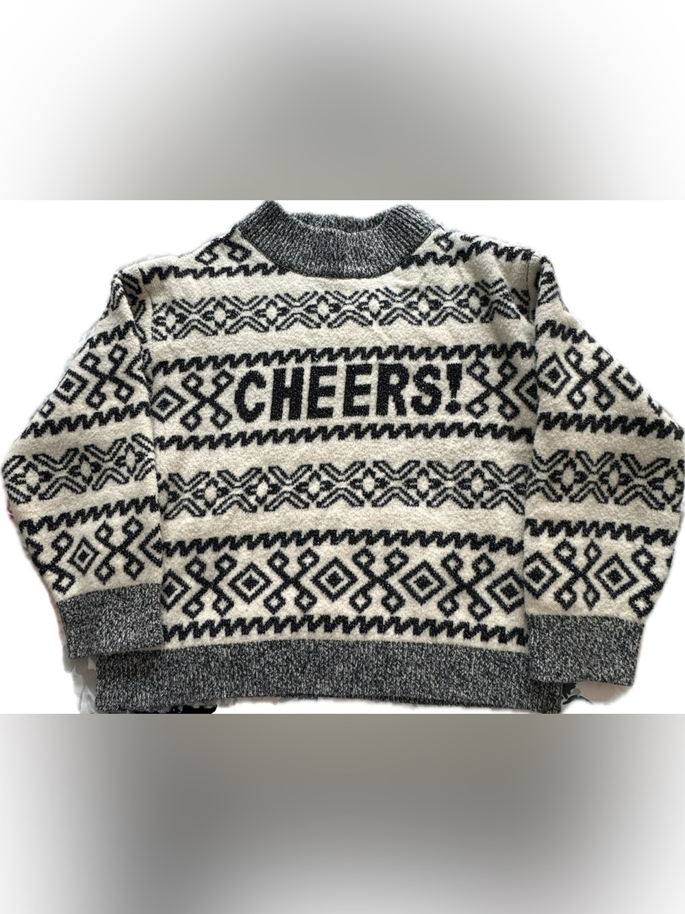 A New Day “CHEERS” sweater size XL